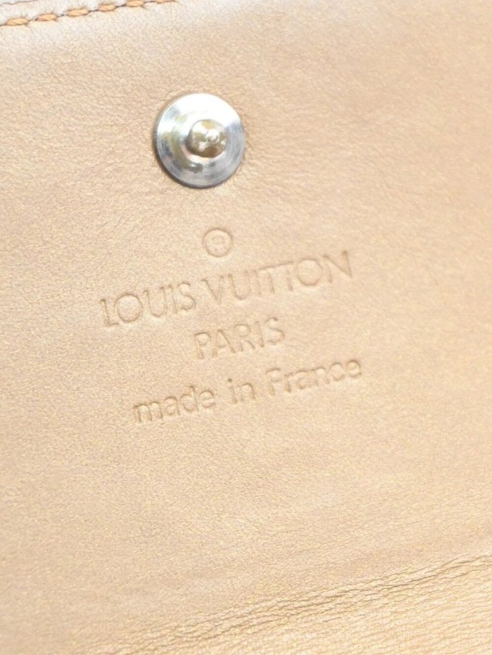LOUIS VUITTON Porte Monnaie Billets Wallet Monogram Mat Gold BE M65117 67KD037 - Picture 12 of 16